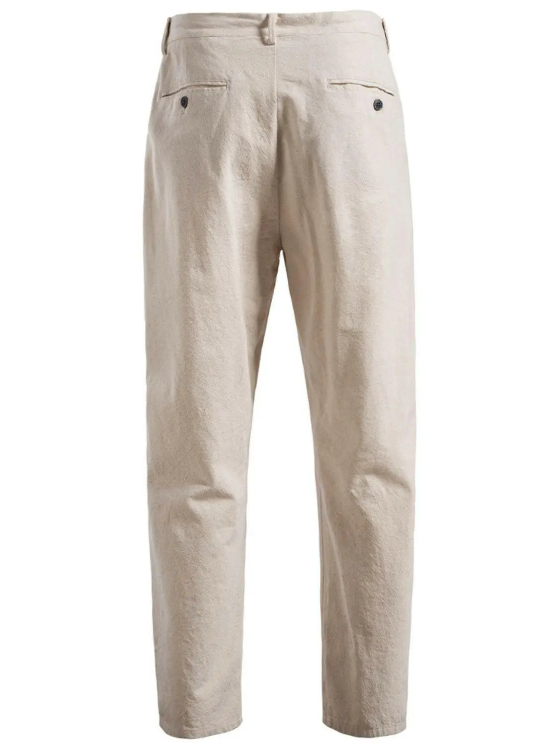 Men's Drawstring Straight Pants.