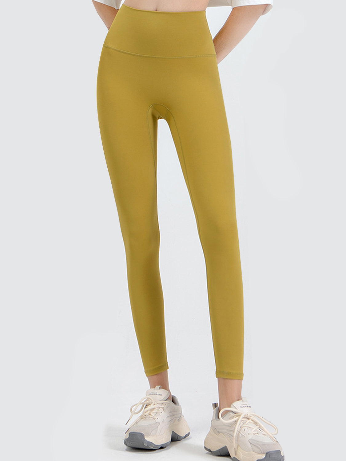 Wide Waistband Sports Leggings - Premium Leggings from Trendsi - Just $52.05! Shop now at Handbags Specialist Headquarter