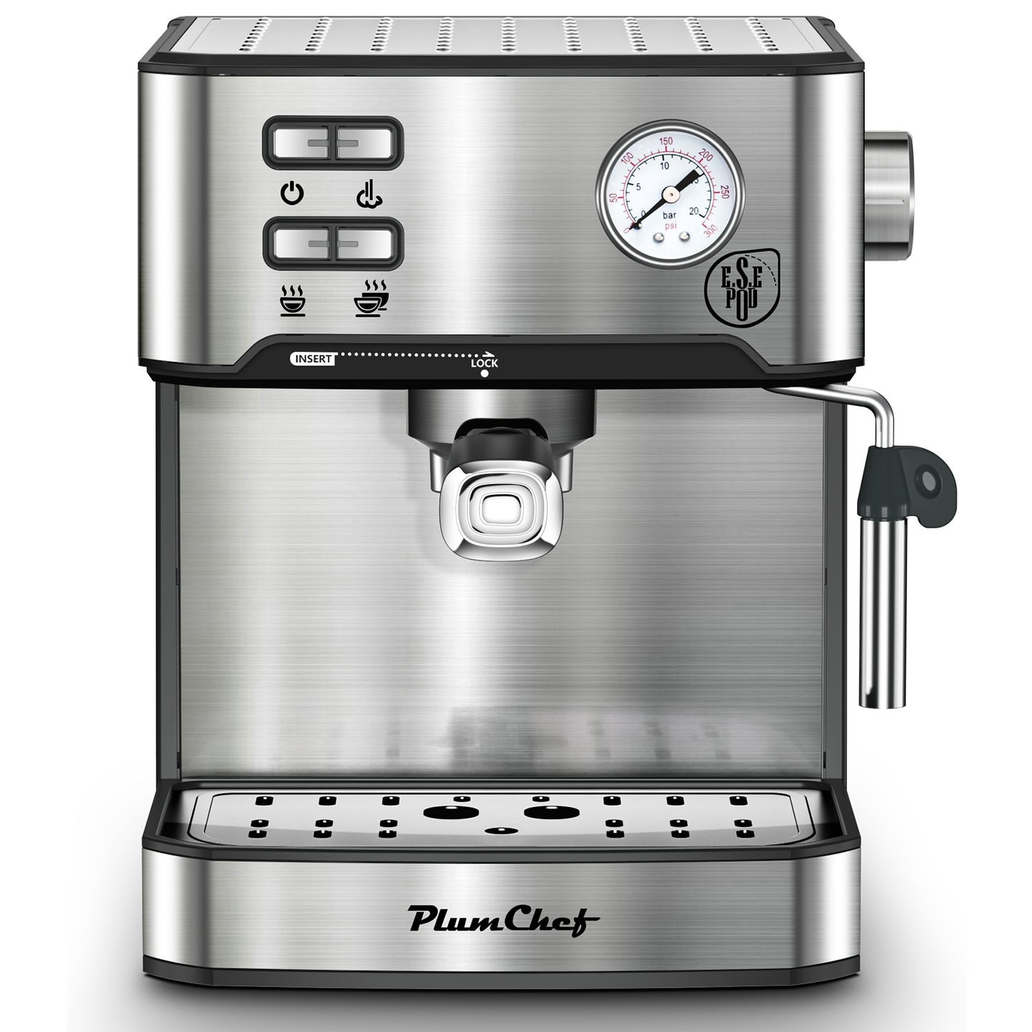 BrewMaster Pro: 20-Bar Espresso & Milk Frother