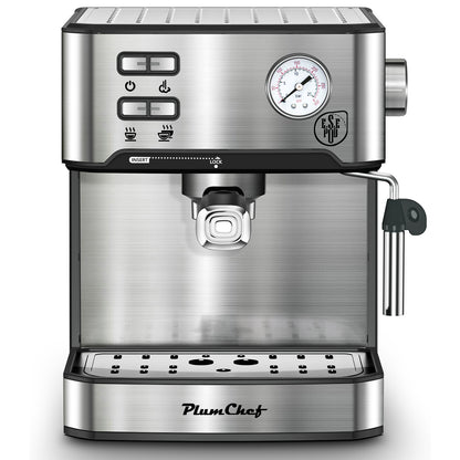 BrewMaster Pro: 20-Bar Espresso & Milk Frother