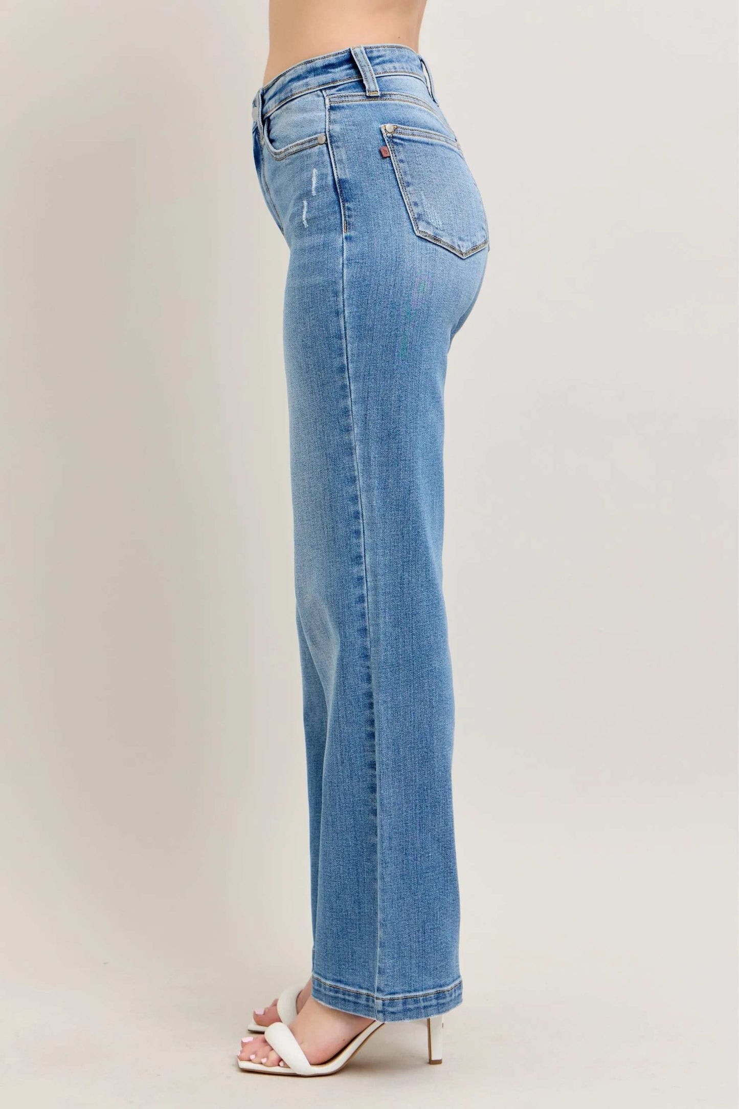 Judy Blue Full Size High Waist Straight Jeans Plus Size - Premium Women / Jeans & Denim from Trendsi - Just $72.99! Shop now at Handbags Specialist Headquarter