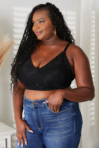 JadyK Skye Full Size Lace Bralette - Premium Tops from Trendsi - Just $41.25! Shop now at Handbags Specialist Headquarter