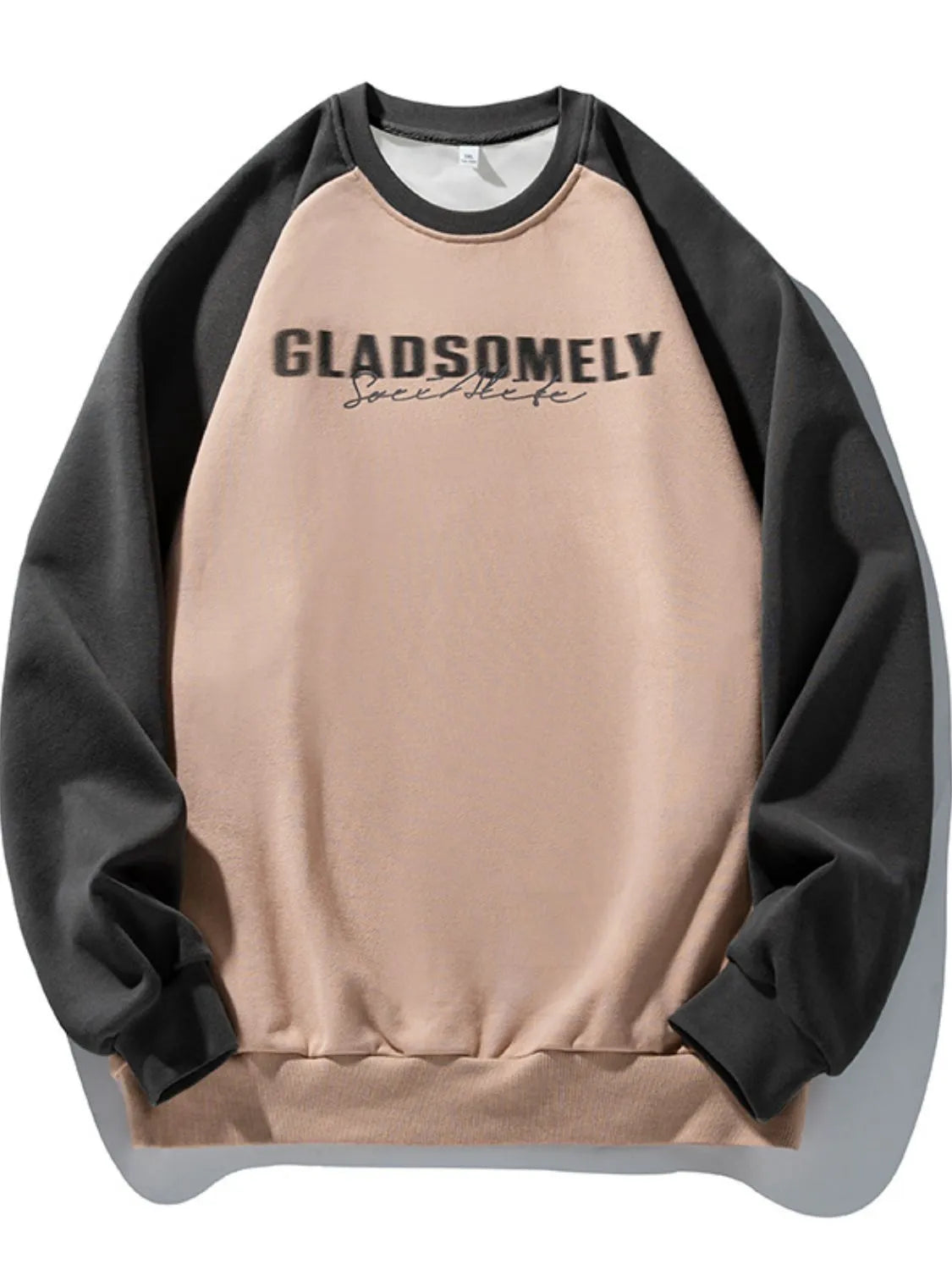 Men's Letter Graphic Round Neck Long Sleeve Sweatshirt - Premium Men's Sweatshirts from Trendsi - Just $24.52! Shop now at Handbags Specialist Headquarter