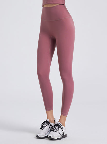 Wide Waistband Sports Leggings - Premium Leggings from Trendsi - Just $52.05! Shop now at Handbags Specialist Headquarter