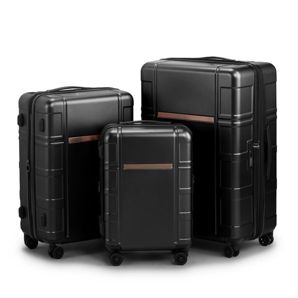 JetBlack Trio: Silent Spinner Luggage Set