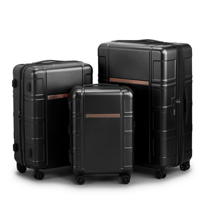 JetBlack Trio: Silent Spinner Luggage Set