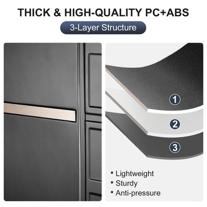 JetBlack Trio: Silent Spinner Luggage Set