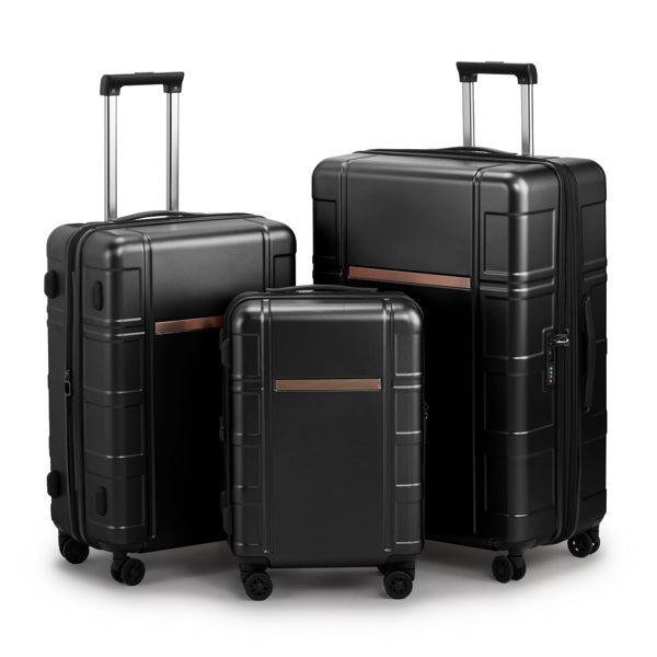 JetBlack Trio: Silent Spinner Luggage Set