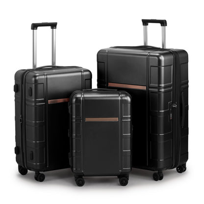 JetBlack Trio: Silent Spinner Luggage Set
