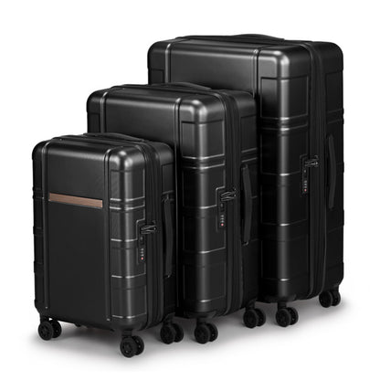 JetBlack Trio: Silent Spinner Luggage Set