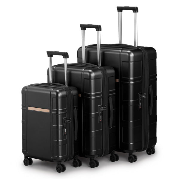 JetBlack Trio: Silent Spinner Luggage Set