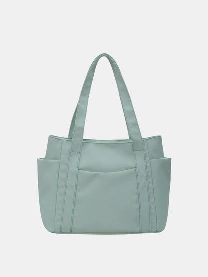 Oxford Cloth Tote Bag with Zipper.