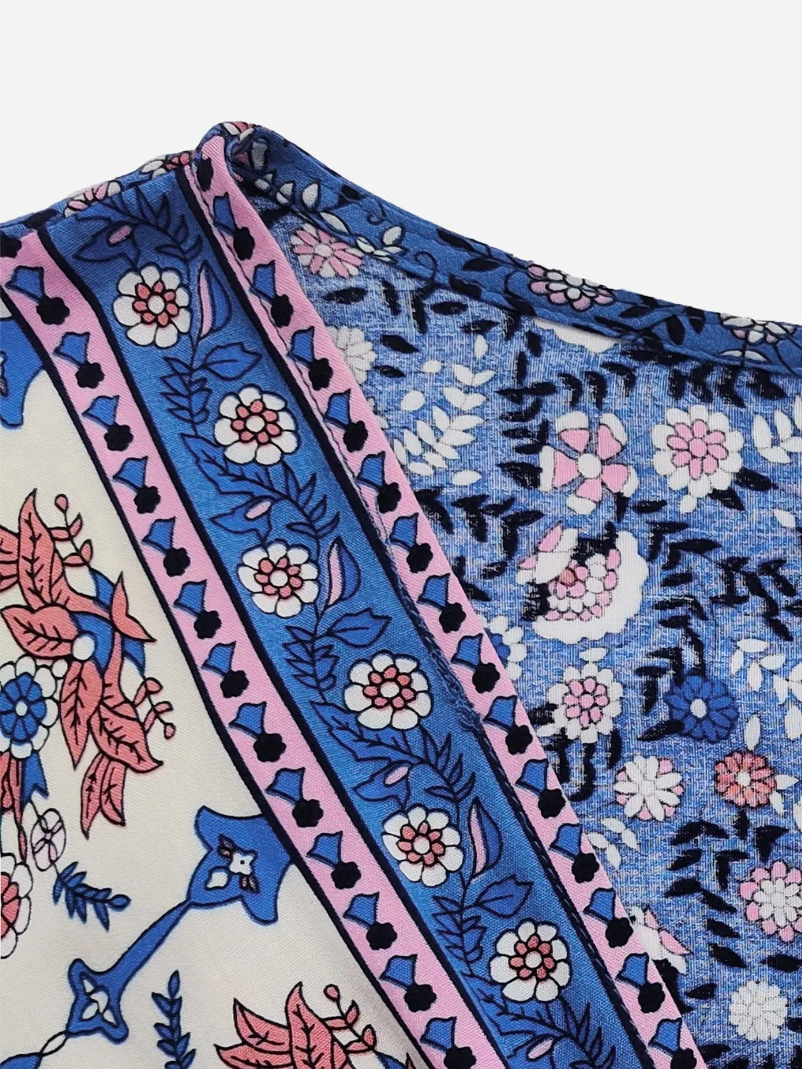 Plus Size Printed Surplice Half Sleeve Dress - Premium Dresses from Trendsi - Just $48.99! Shop now at Handbags Specialist Headquarter