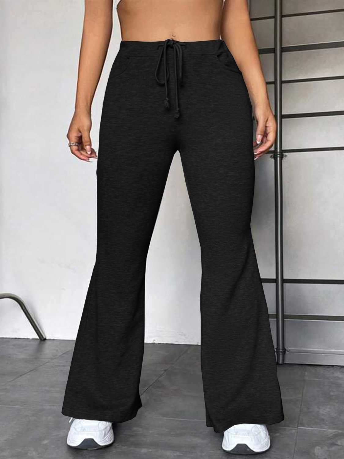 Drawstring Sweatpants with Pockets - Premium  from Trendsi - Just $47.99! Shop now at Handbags Specialist Headquarter