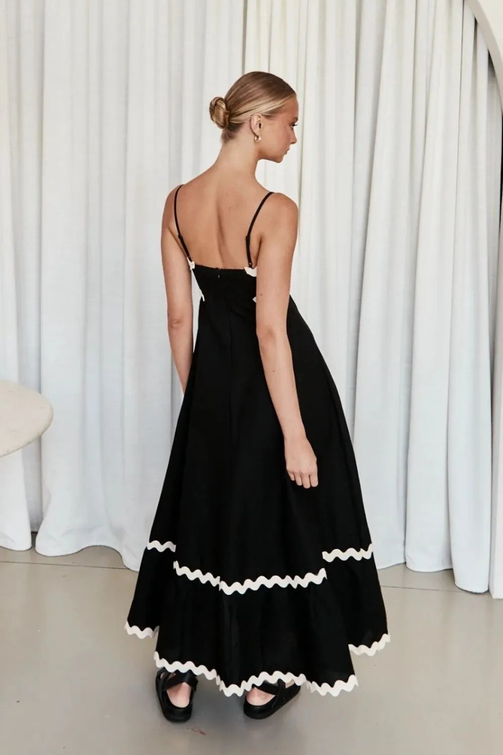 Spaghetti Strap Maxi Dress - Premium Maxi Dress from Trendsi - Just $35.99! Shop now at Handbags Specialist Headquarter