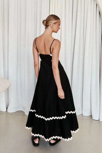 Spaghetti Strap Maxi Dress - Premium Maxi Dress from Trendsi - Just $35.99! Shop now at Handbags Specialist Headquarter