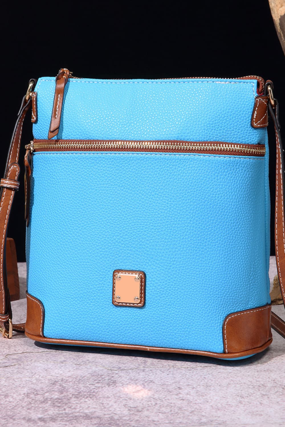 PU Leather Crossbody Bag - Premium handbags from Trendsi - Just $44.99! Shop now at Handbags Specialist Headquarter