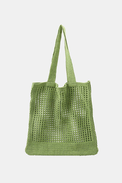 Openwork Tote Bag - Premium Tote Bag from Trendsi - Just $25.99! Shop now at Handbags Specialist Headquarter