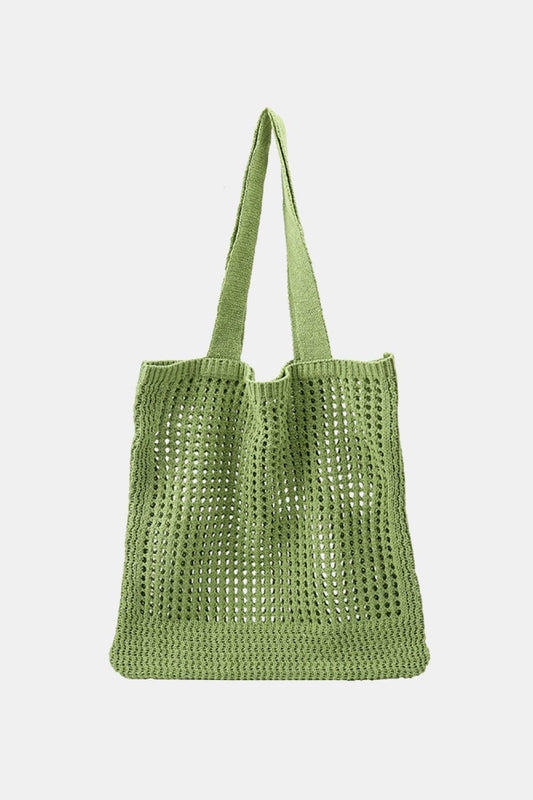 Openwork Tote Bag - Premium Tote Bag from Trendsi - Just $25.99! Shop now at Handbags Specialist Headquarter