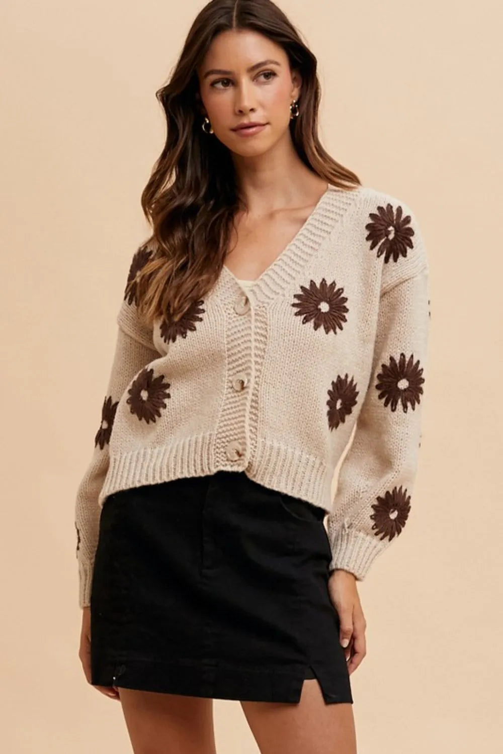 Annie Wear Comfort Stretch Cotton Slit Detailed Mini Skirt - Premium Skirts from Trendsi - Just $26.99! Shop now at Handbags Specialist Headquarter