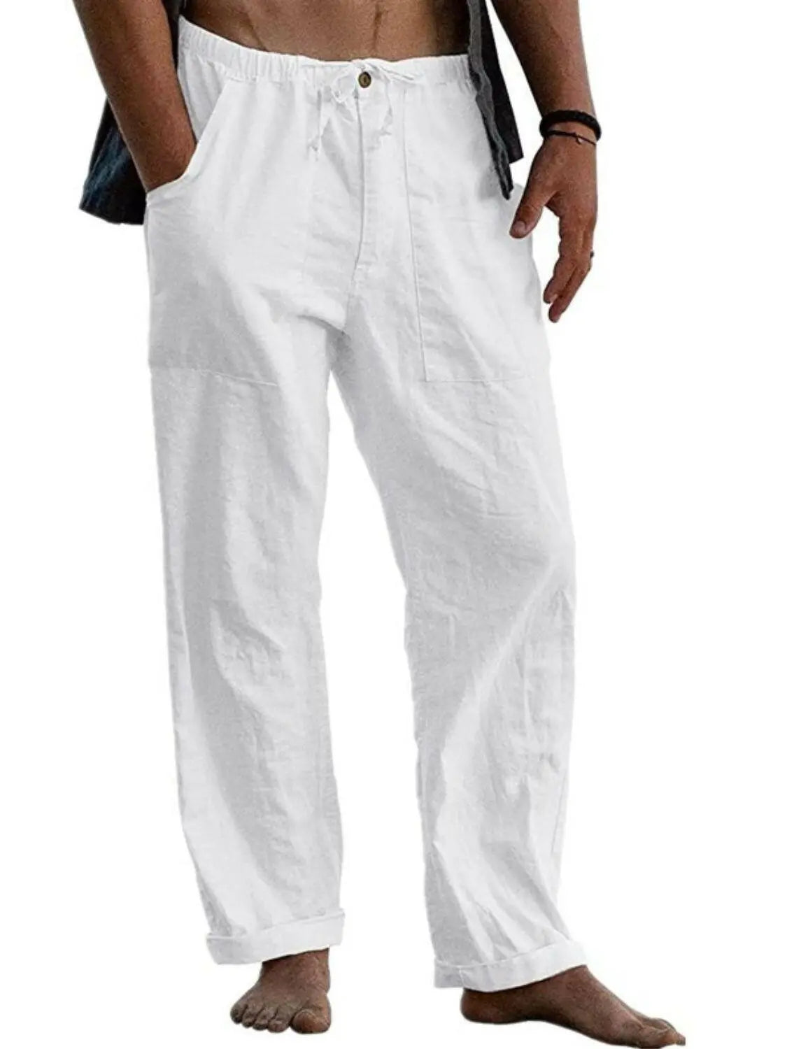 Men's Full Size Loose Fit Pants Plus Size.