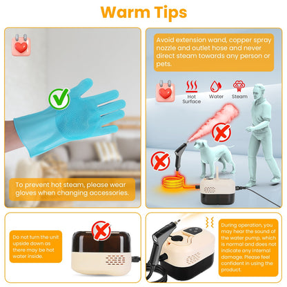 JetClean Pro: 1500W Handheld Cleaner with 8 Tools