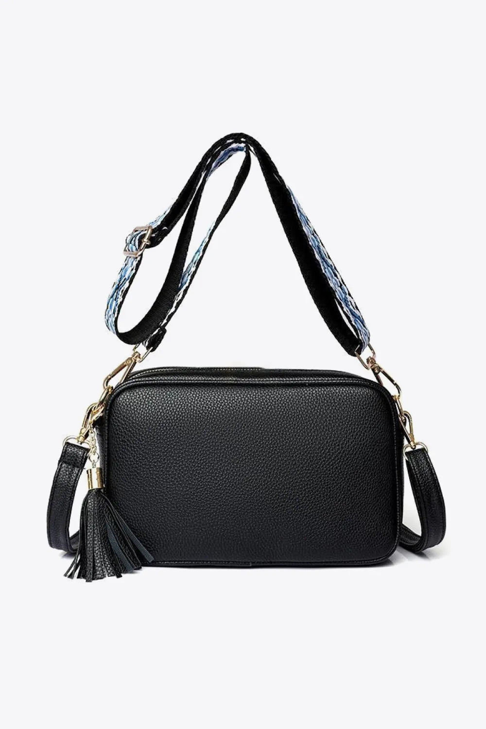PU Leather Tassel Crossbody Bag - Premium handbags from Trendsi - Just $39.99! Shop now at Handbags Specialist Headquarter