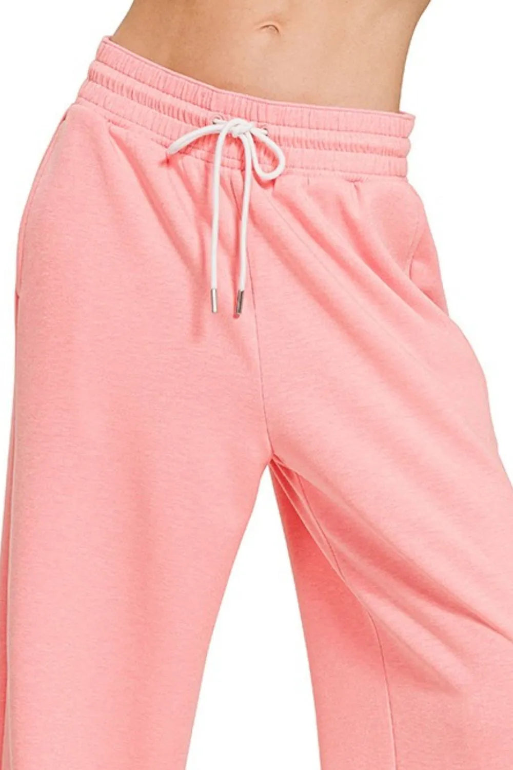 Zenana Scuba Drawstring Pants - Premium Women Pants from Trendsi - Just $26.99! Shop now at Handbags Specialist Headquarter