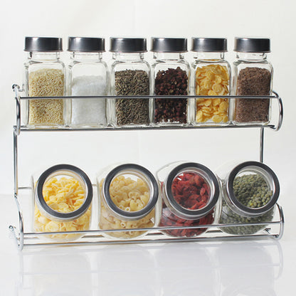FlavorGlas Spice Jar Set - Elegant & Practical
