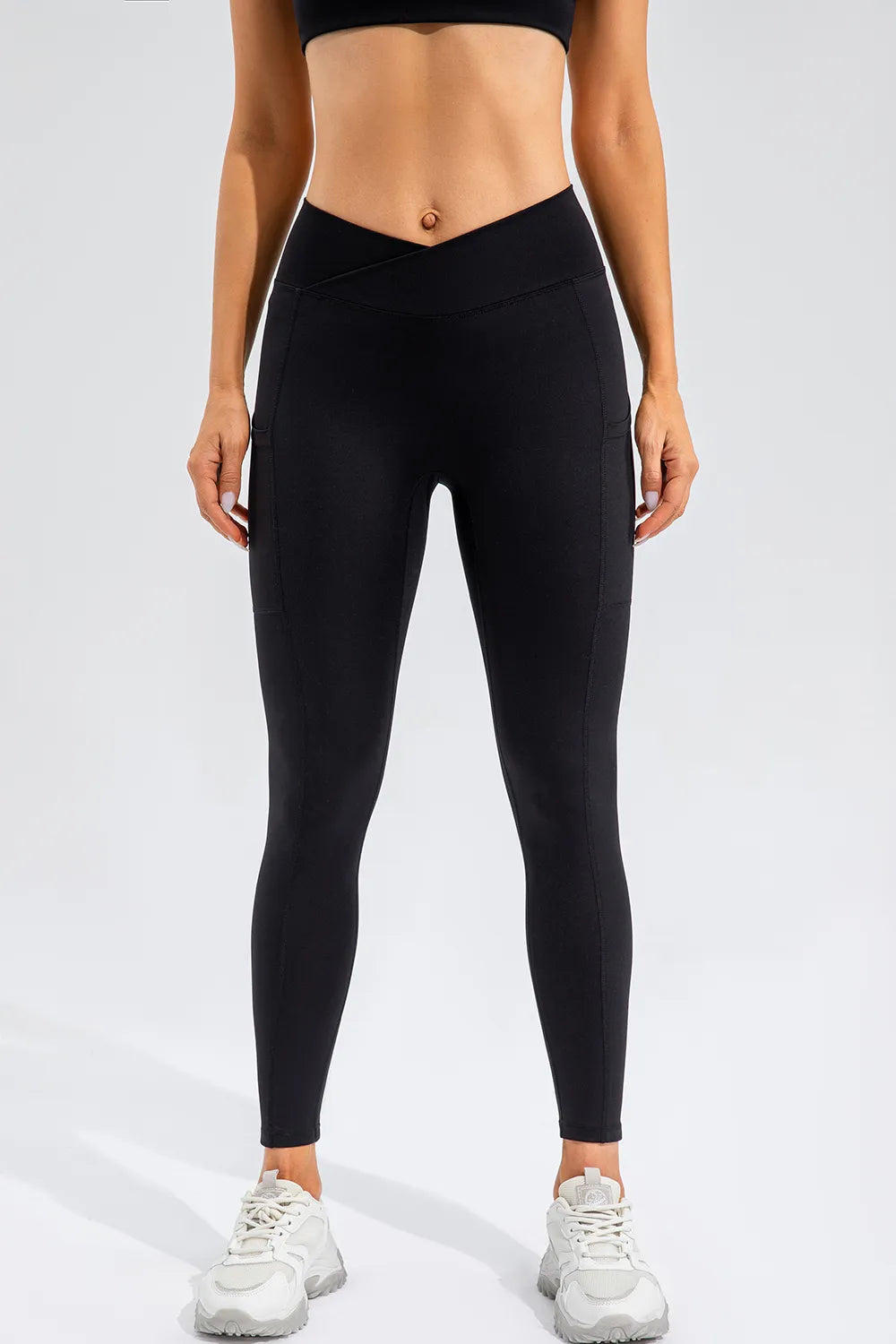 High Waist Active Leggings with Pockets - Premium Leggings from Trendsi - Just $47.28! Shop now at Handbags Specialist Headquarter