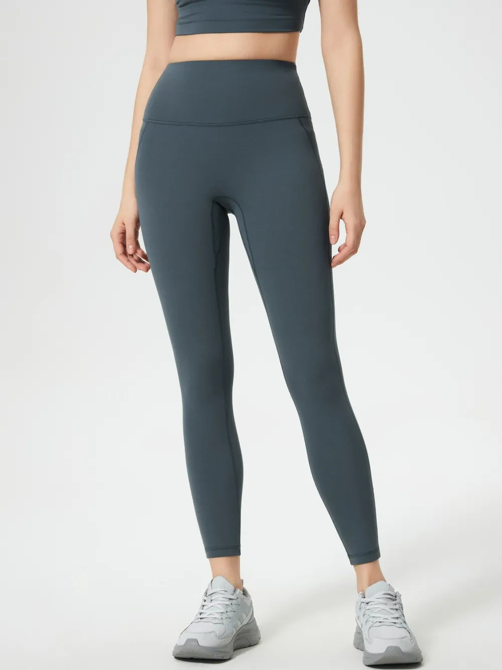 Millennia Wide Waistband Active Leggings - Premium Leggings from Trendsi - Just $40.95! Shop now at Handbags Specialist Headquarter
