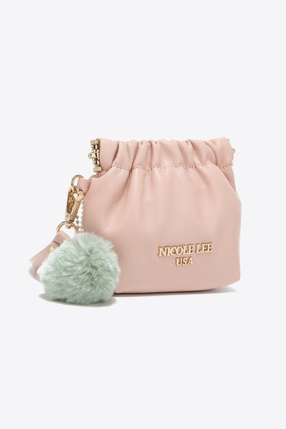 Nicole Lee USA Faux Leather Pouch - Premium Handbags from Trendsi - Just $22.99! Shop now at Handbags Specialist Headquarter