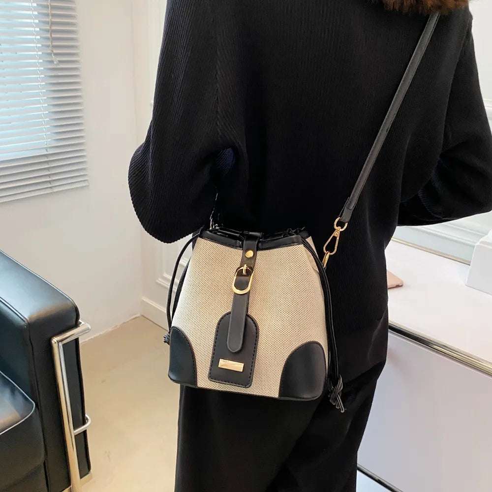 Straw Braided Adjustable Strap Crossbody Bag - Premium Crossbody Bag from Trendsi - Just $38.99! Shop now at Handbags Specialist Headquarter