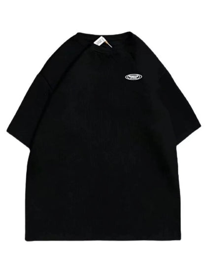 Men's Full Size Round Neck Half Sleeve T-Shirt Plus Size - Premium Men's T-Shirt from Trendsi - Just $18.99! Shop now at Handbags Specialist Headquarter