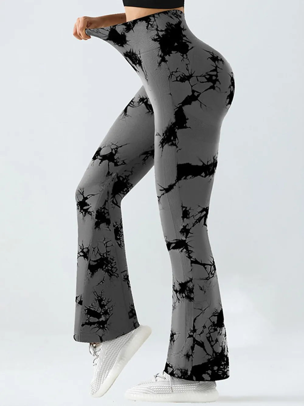 Tie-Dye High Waist Active Leggings - Premium Leggings from Trendsi - Just $40.59! Shop now at Handbags Specialist Headquarter