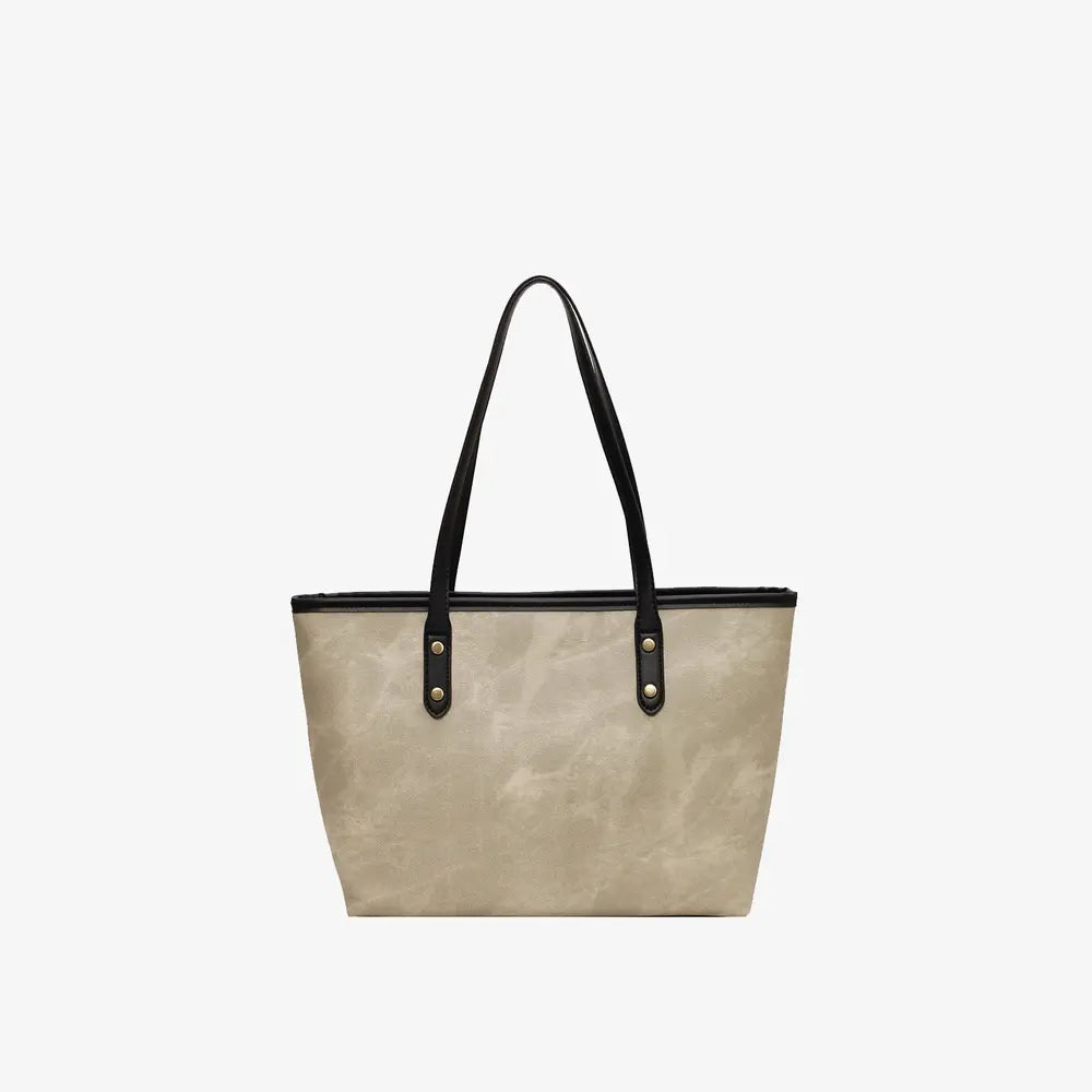 PU Leather Tote Bag - Premium Tote Bag from Trendsi - Just $32.99! Shop now at Handbags Specialist Headquarter