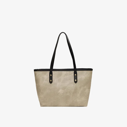 PU Leather Tote Bag - Premium Tote Bag from Trendsi - Just $32.99! Shop now at Handbags Specialist Headquarter