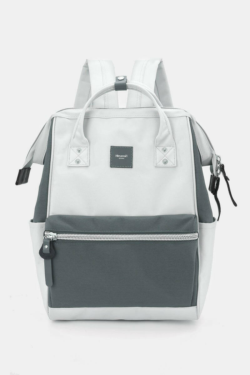 Himawari Water Resistant Canvas Backpack Bag with Side Pockets - Premium Backpack Bags from Trendsi - Just $40.40! Shop now at Handbags Specialist Headquarter