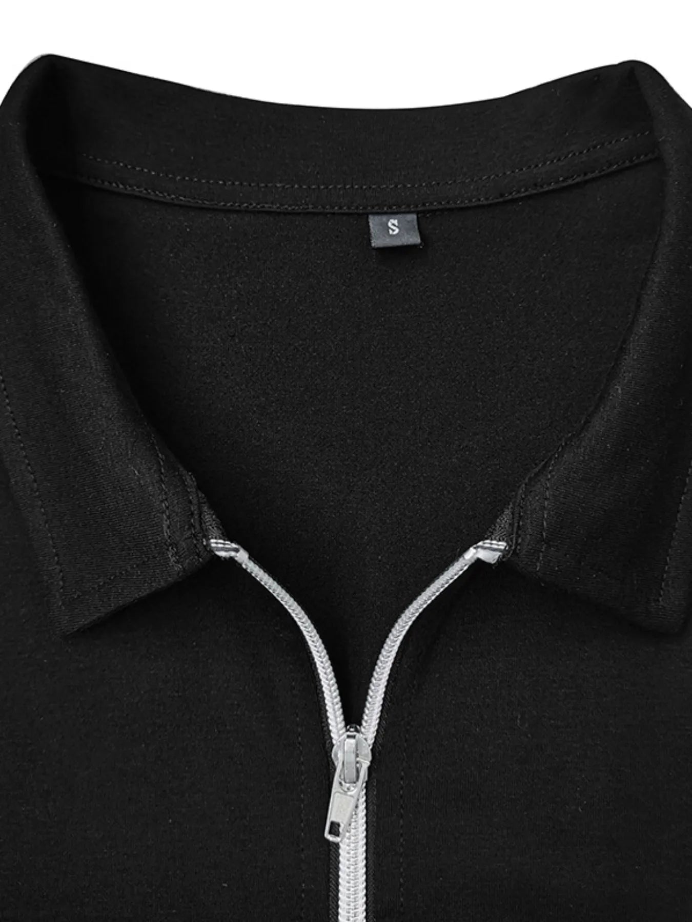 Men's Color Block Long Sleeve Polo Shirt - Premium Men's Polo shirt from Trendsi - Just $39.99! Shop now at Handbags Specialist Headquarter