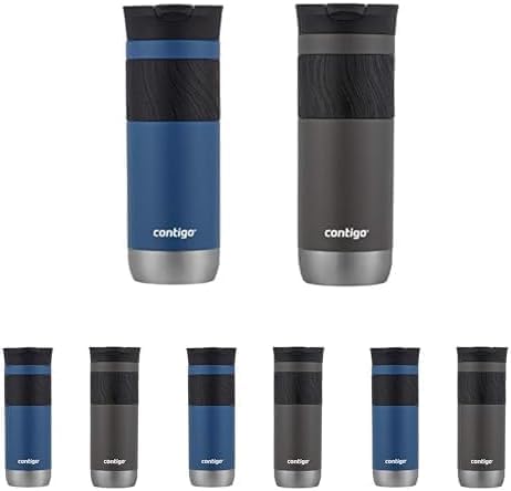 SNAPSEAL Grip Stainless Travel Mug 20oz - Blue/Berry