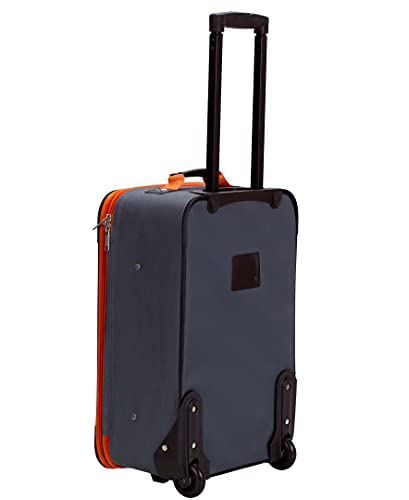 Charcoal Rockland Journey Expandable Luggage Set