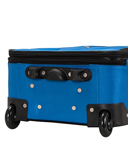 Charcoal Rockland Journey Expandable Luggage Set