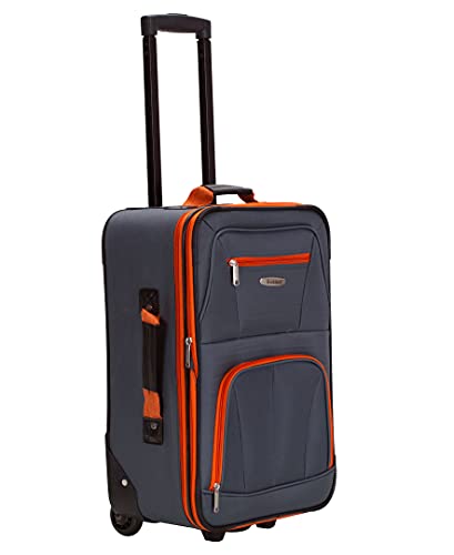 Charcoal Rockland Journey Expandable Luggage Set