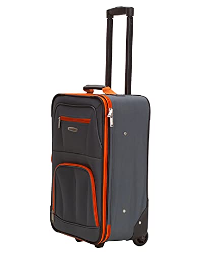 Charcoal Rockland Journey Expandable Luggage Set