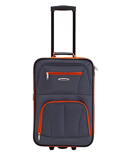 Charcoal Rockland Journey Expandable Luggage Set