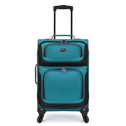 U.S. Traveler Rio Expandable Orange Carry-on