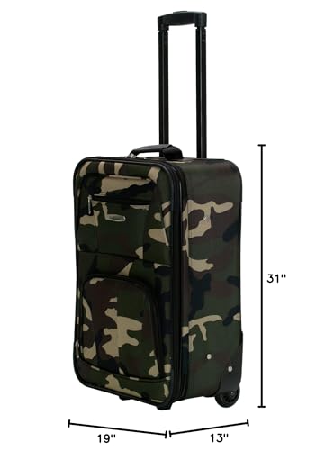 Charcoal Rockland Journey Expandable Luggage Set