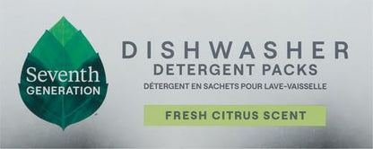 SeventhGen Citrus Sparkle Dishwasher Tabs Duo Pack
