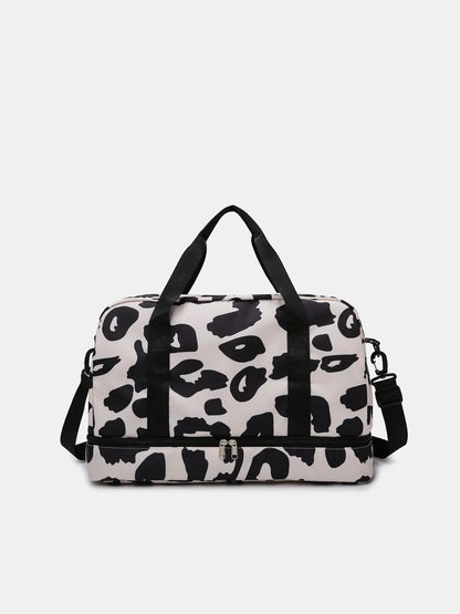 Oxford Cloth Leopard Travel Bag - Premium travel-bag from Trendsi - Just $39.99! Shop now at Handbags Specialist Headquarter