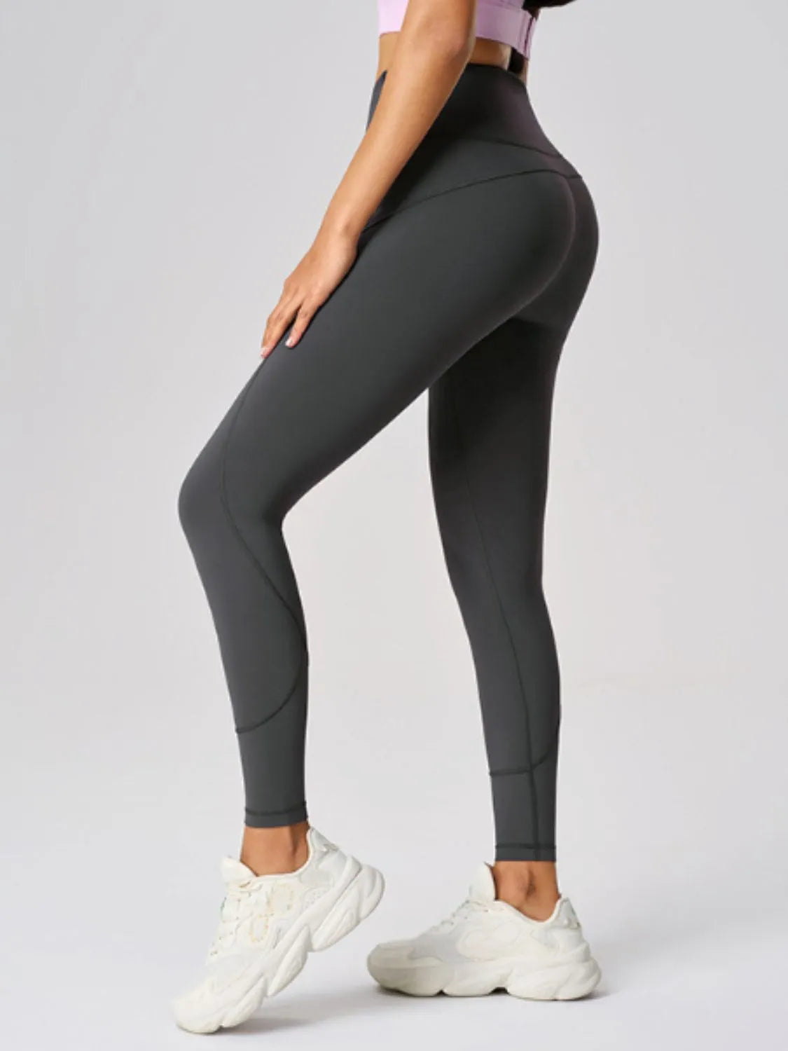 High Waist Active Leggings - Premium Leggings from Trendsi - Just $68.28! Shop now at Handbags Specialist Headquarter